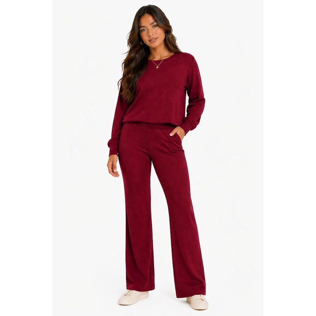 Conjunto Moletom D Bell Outlet Fashion Basico Vermelho
