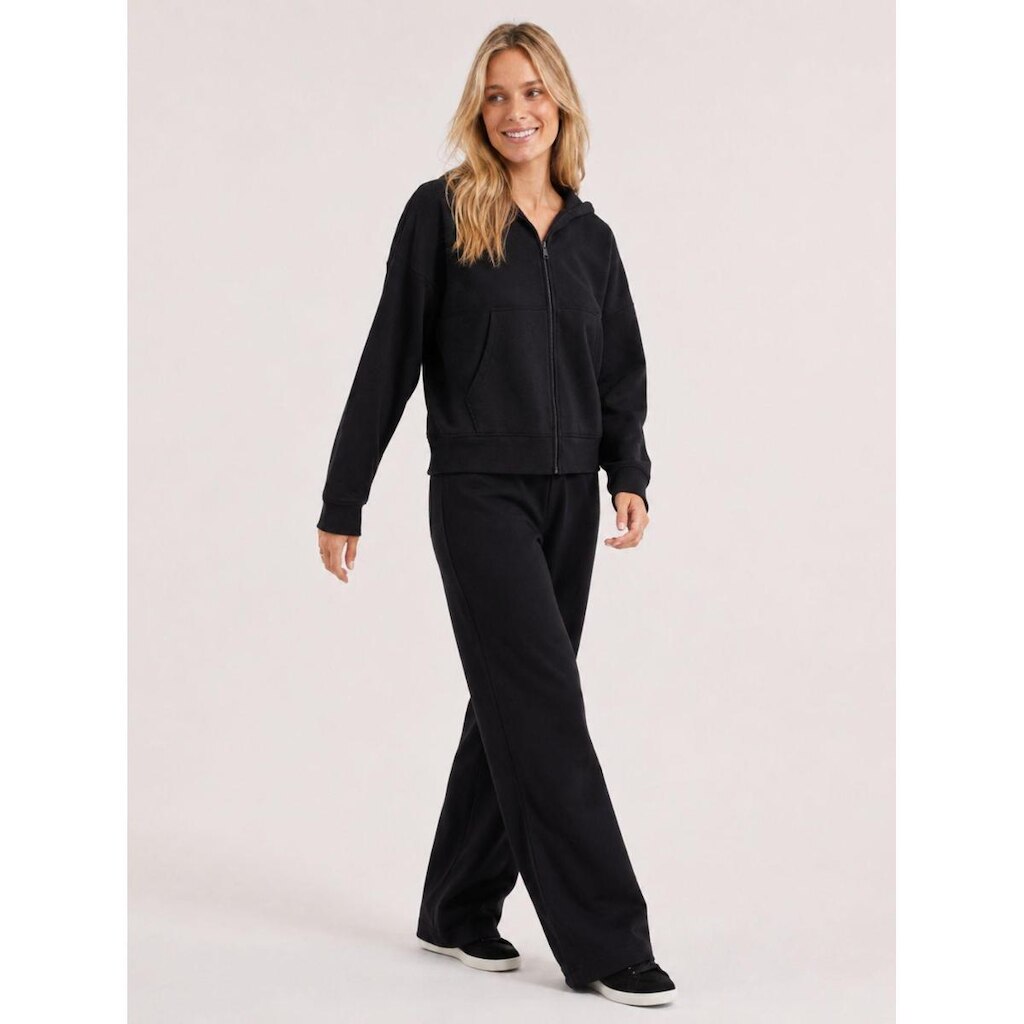 Conjunto Moletom Feminino Flow Aveloz Preto