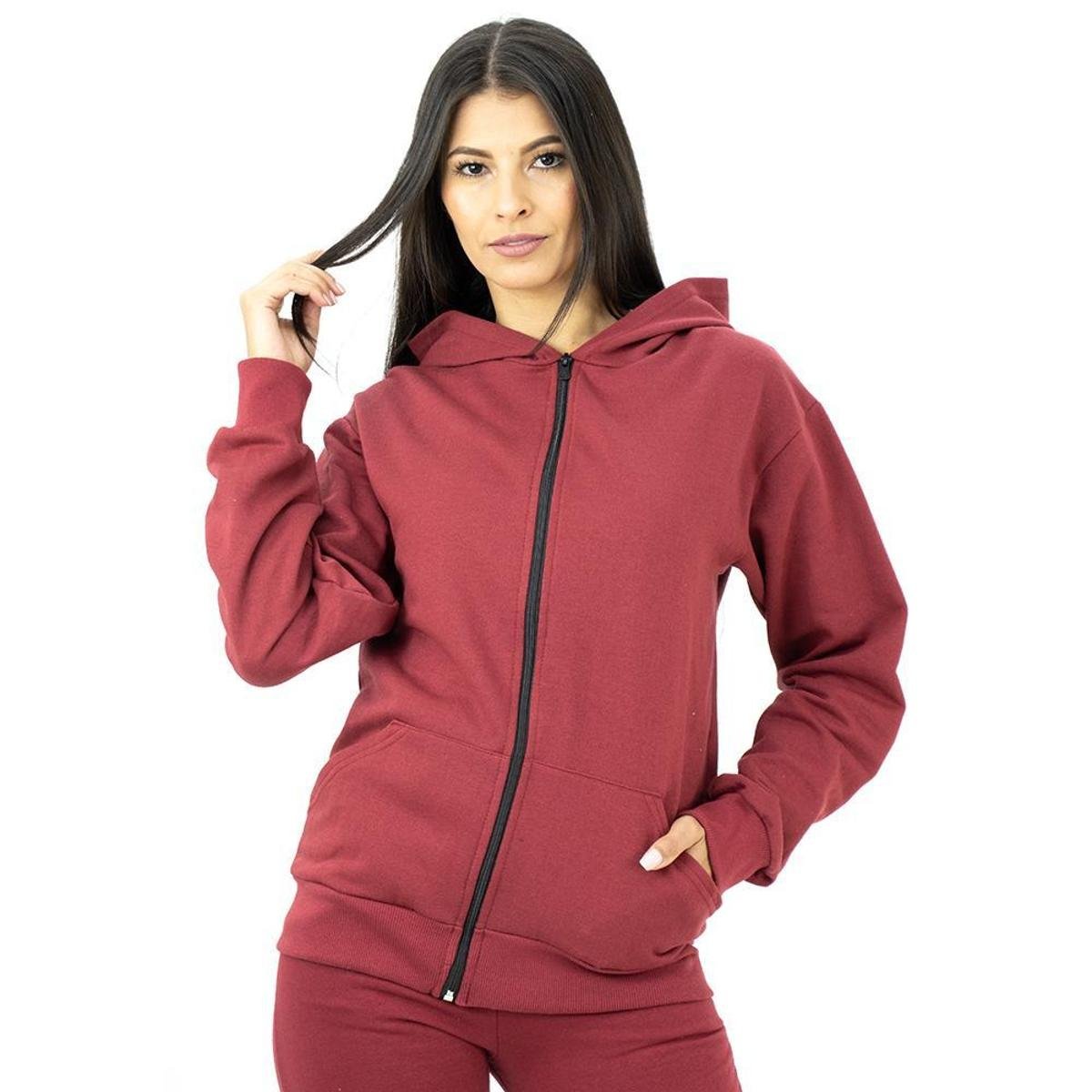 red ugg moletom com capuz