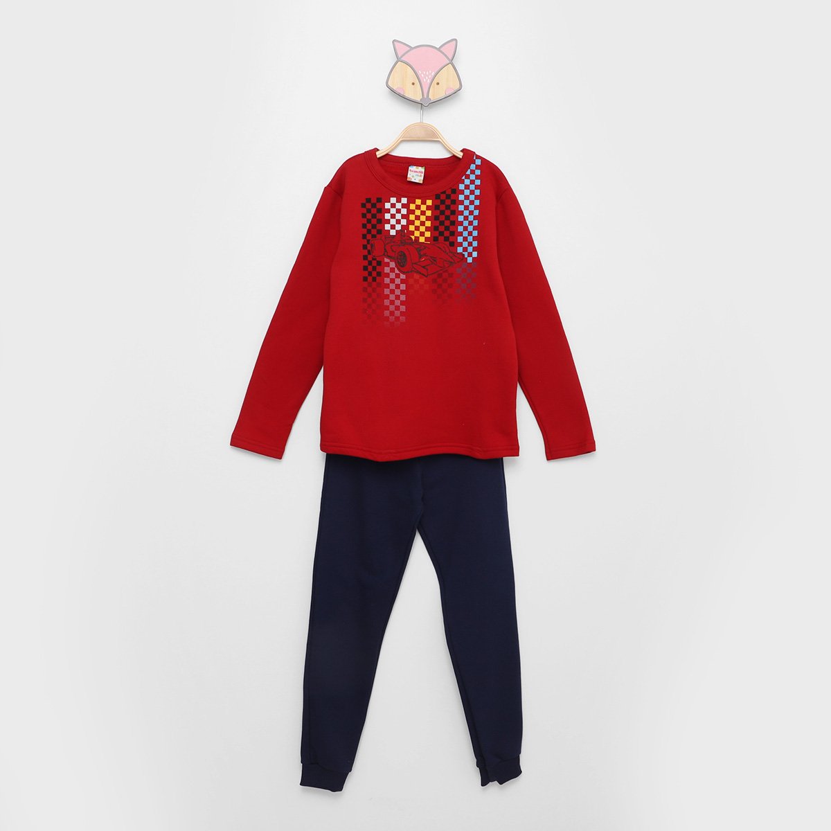 Conjunto Moletom Infantil Bradili Corrida Menino - Bordô Menor preço em Conjunto Moletom Infantil Bradili Corrida Menino - Bordô