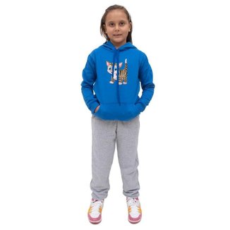 Conjunto Moletom Infantil Estampa de Gatinho Menina