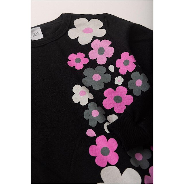 Conjunto Moletom Infantil Florzinhas