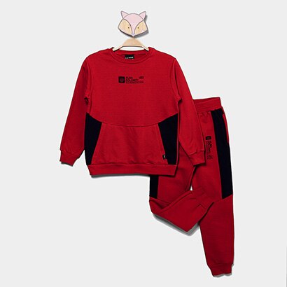 Conjunto Moletom Infantil Kamylus Menino - Masculino