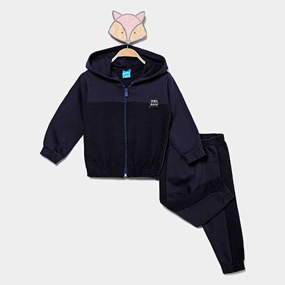 Conjunto Moletom Infantil Kamylus Pent e Gorgu Menino - Masculino