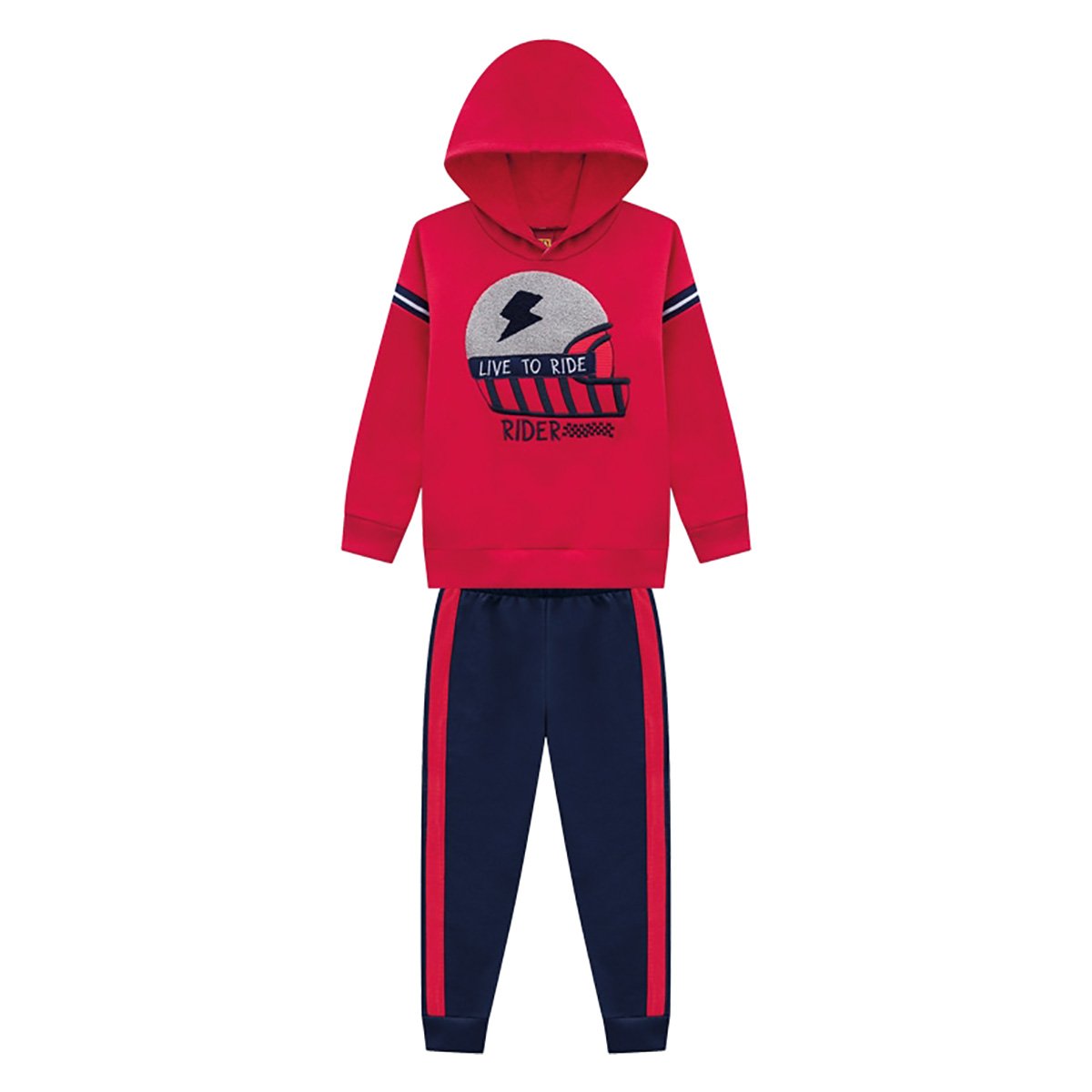 Conjunto Moletom Infantil Kyly Peluciado c/ Capuz - Vermelho é ruim? Conjunto Moletom Infantil Kyly Peluciado c/ Capuz - Vermelho é boa?