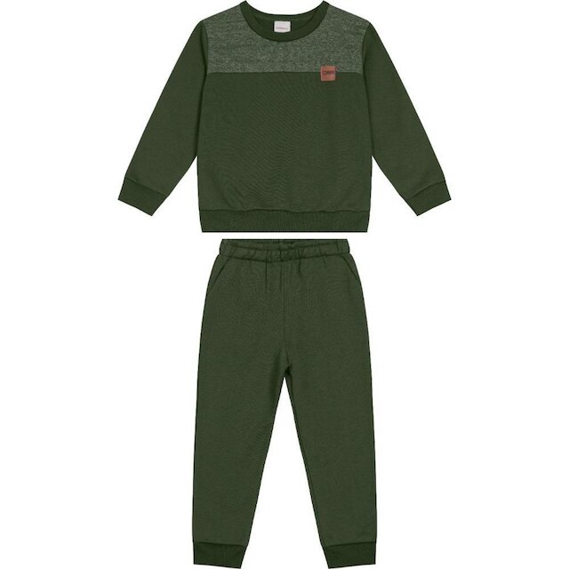 Conjunto Moletom Infantil Menino Carinhoso 4/8 Ref. 117055