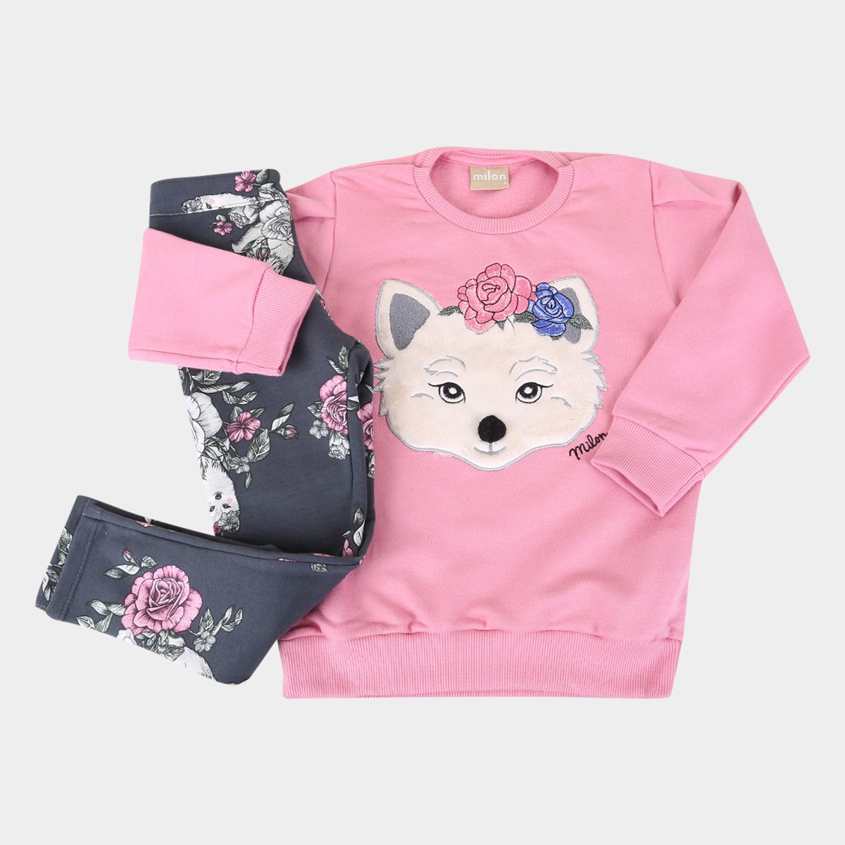 Conjunto Moletom Infantil Milon Peluciado Longo - Rosa é ruim? Conjunto Moletom Infantil Milon Peluciado Longo - Rosa é boa?