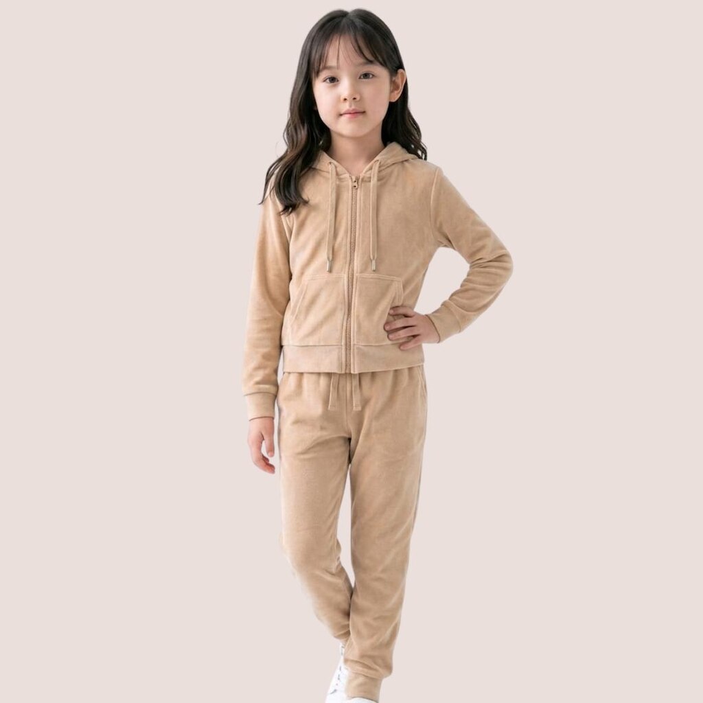 Conjunto Moletom Infantil Plush Casaco E Calça Con