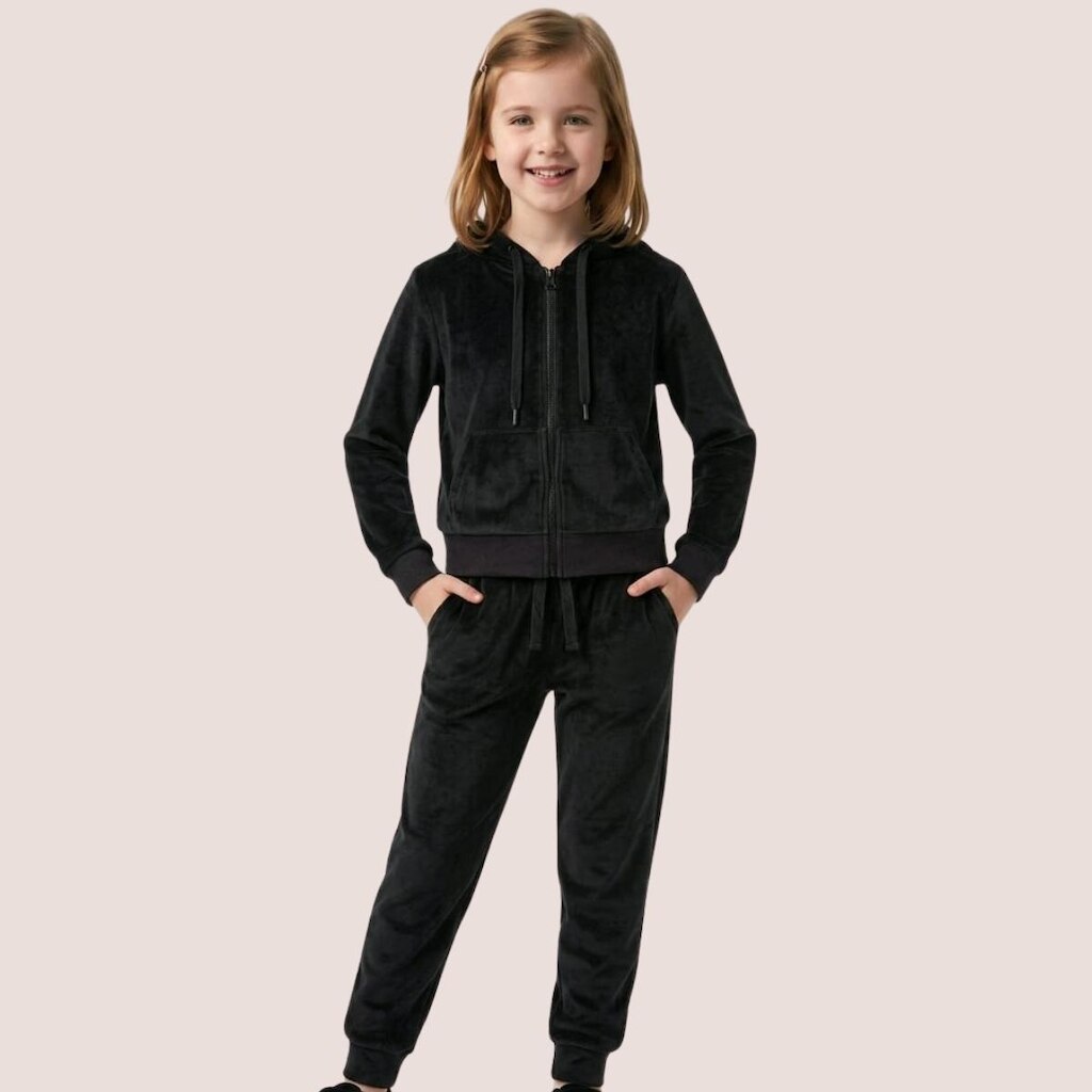 Conjunto Moletom Infantil Plush Casaco E Calça Con