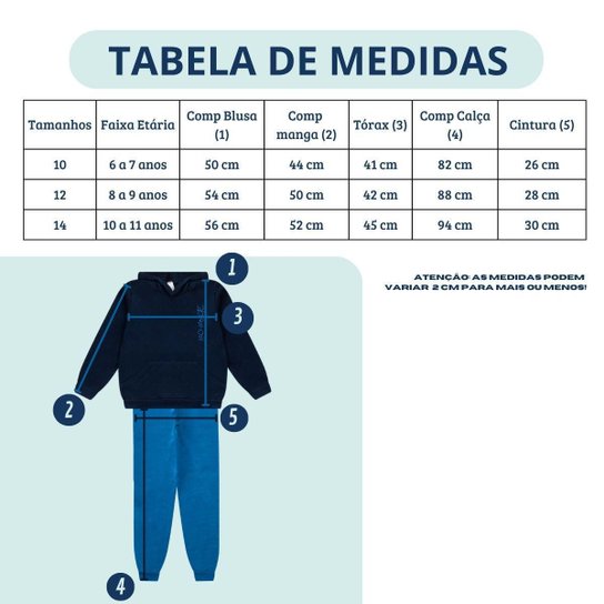 Conjunto Moletom Juvenil Masculino Blusa Calça Flanelado capuz bolso canguru Roupa menino inverno