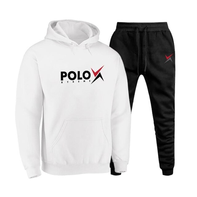 Conjunto Moletom Masculino Canguru Confortável Capuz Bolsos