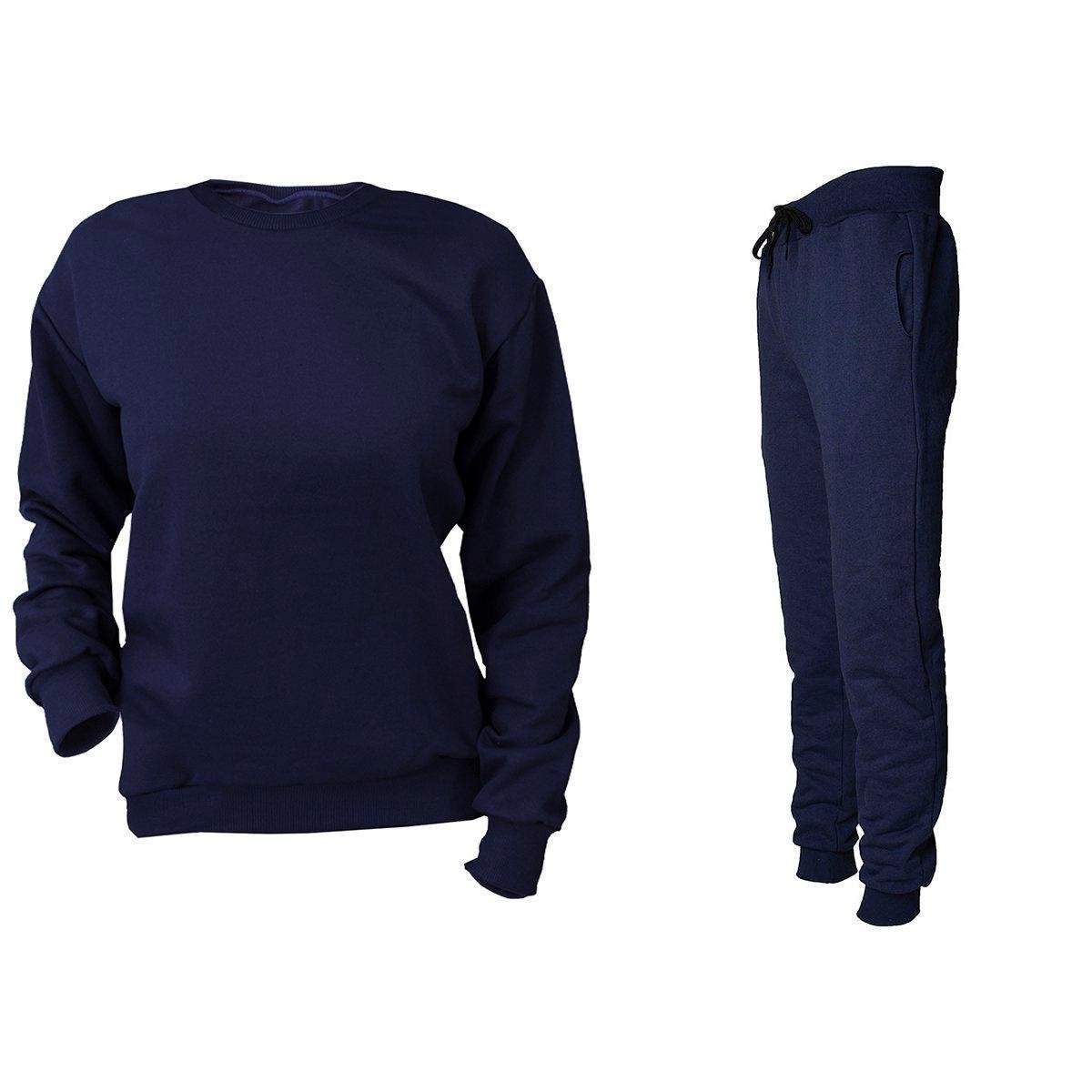 Conjunto Moletom Masculino Liso Fechado Azul Marinho Menor preço em Conjunto Moletom Masculino Liso Fechado Azul Marinho