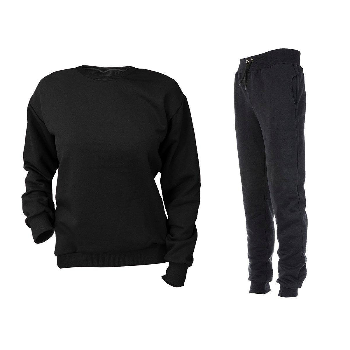 Conjunto Moletom Masculino Liso Fechado Preto Menor preço em Conjunto Moletom Masculino Liso Fechado Preto