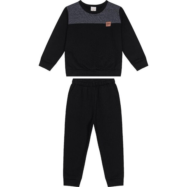 Conjunto Moletom Menino Carinhoso 10 ao 16 Ref. 0117055