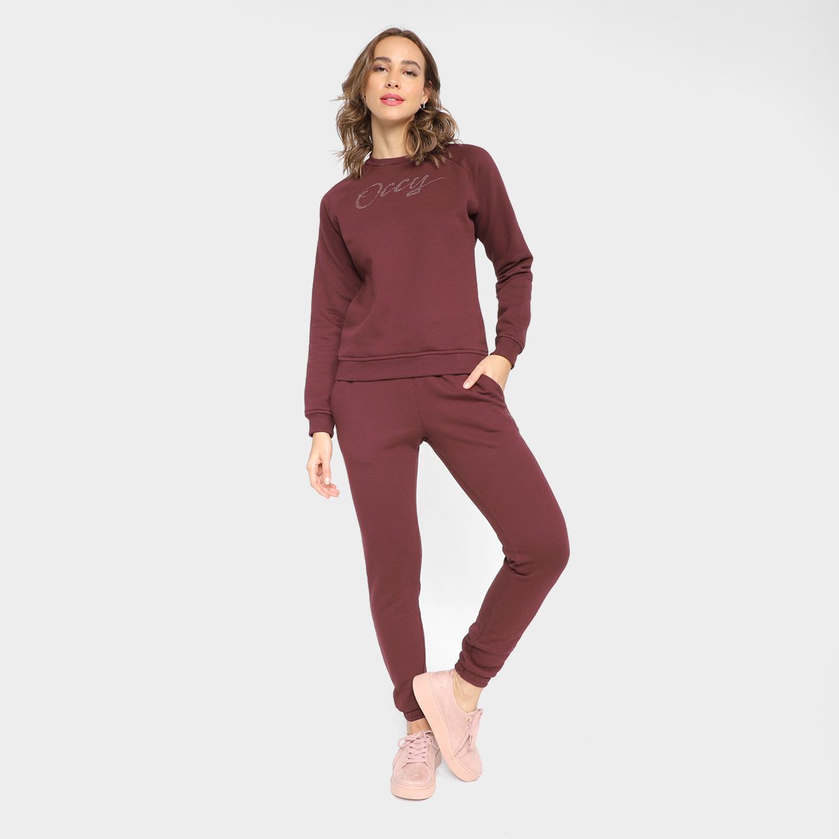 Conjunto Moletom Occy Guere Feminino - Vinho é ruim? Conjunto Moletom Occy Guere Feminino - Vinho é boa?