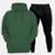 Conjunto Moletom Use Miron Blusa de Frio Canguru e Calça Moletom Jogging Calca Moleton Preto - Verde