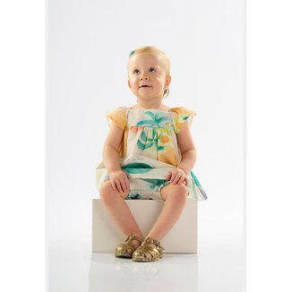 Conjunto para Bebê Menina com Bata e Calcinha Up Baby