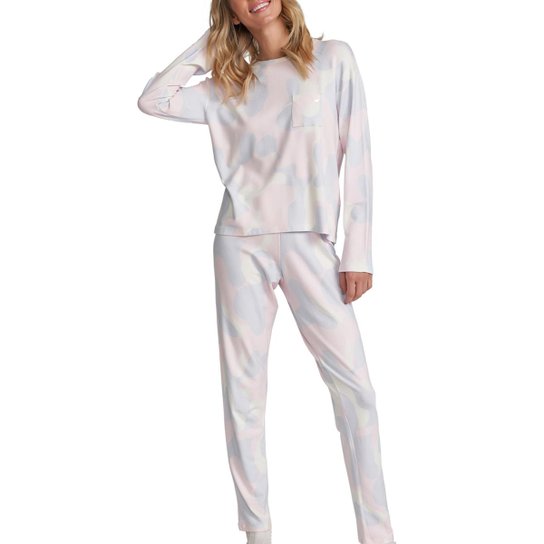 Conjunto Pijama Com Amor Feminino - Lilás