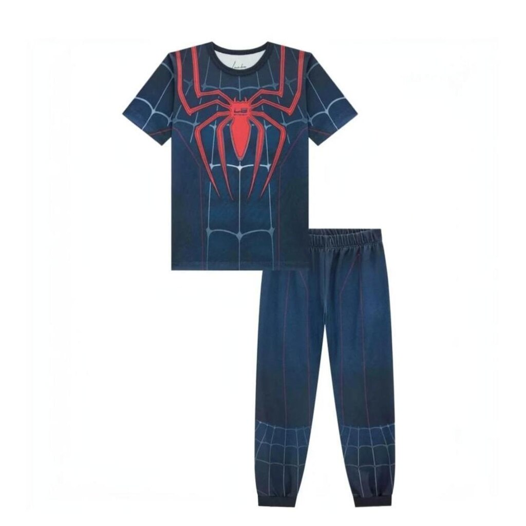 Conjunto Pijama Infantil Menino Power Aranha Luc.Boo