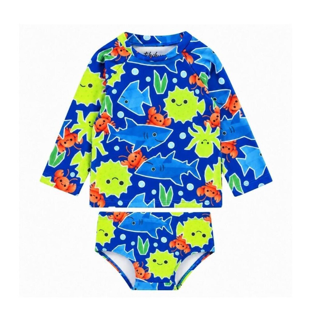 Conjunto Praia Bebê Fundo do Mar UV 50+ Tchibum