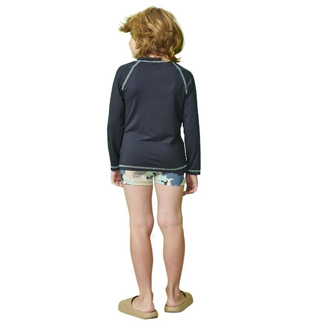 Conjunto Praia Infantil Camiseta Sunga UV Dry UV 50 Luc.Boo