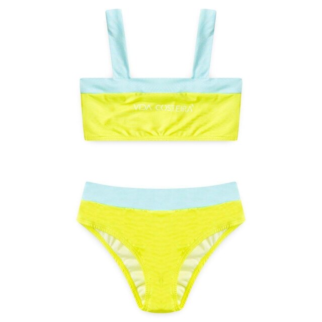 Conjunto Praia Infantil Regata Charmosa com Alcinhas