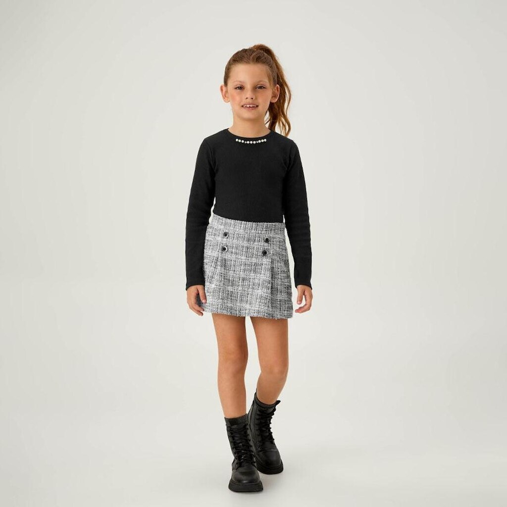Conjunto Preto Infantil Pulla Bulla Menina - 55347-51