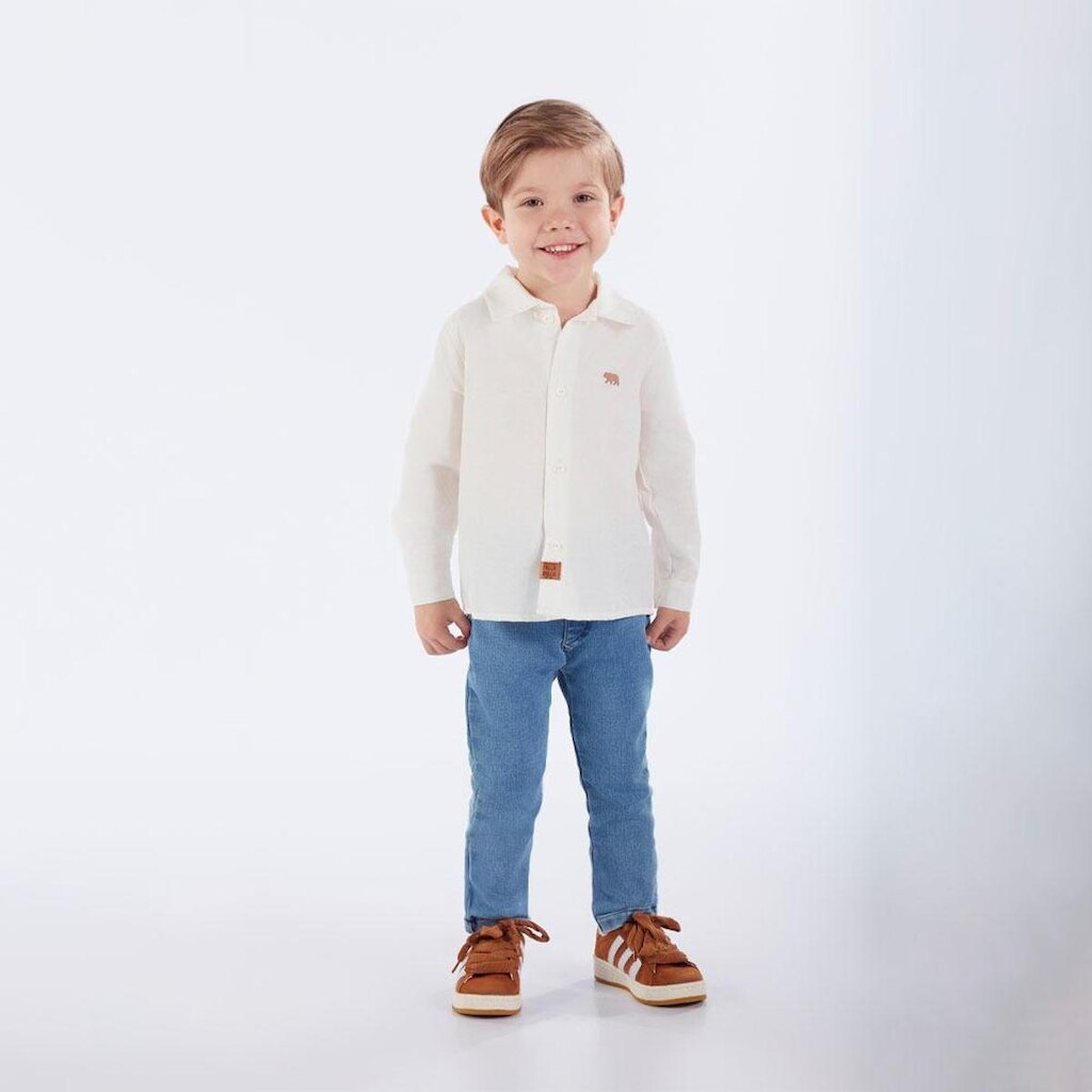 Conjunto Primeiros Passos Menino - Bege - 52787-1271