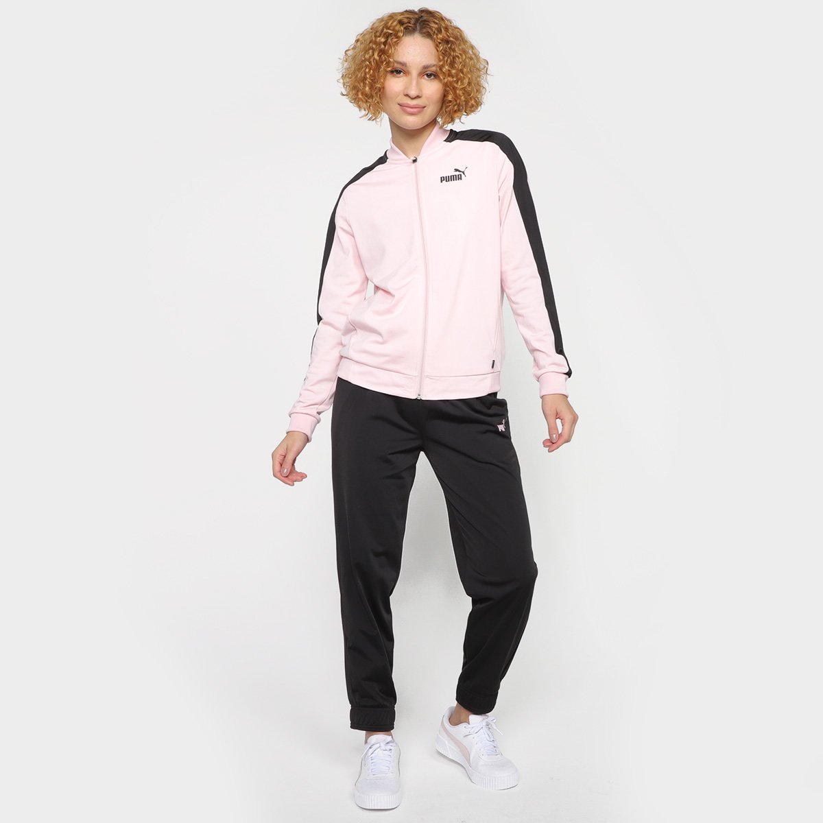 Conjunto Puma Baseball Tricot Suit Jaqueta + Calça Feminino - Rosa é ruim? Conjunto Puma Baseball Tricot Suit Jaqueta + Calça Feminino - Rosa é boa?