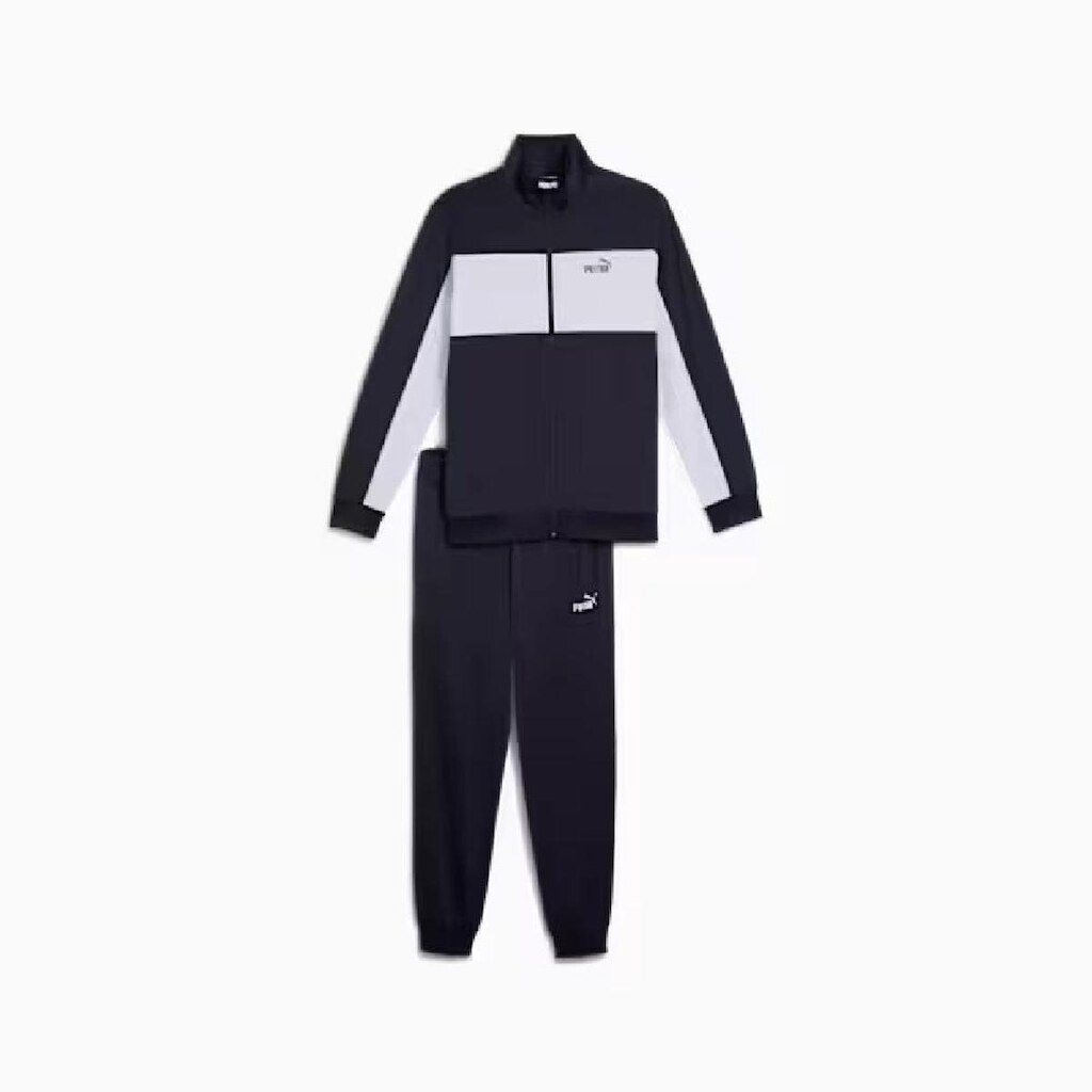 Conjunto Puma de Agasalho Poly ColourBlock Masculino