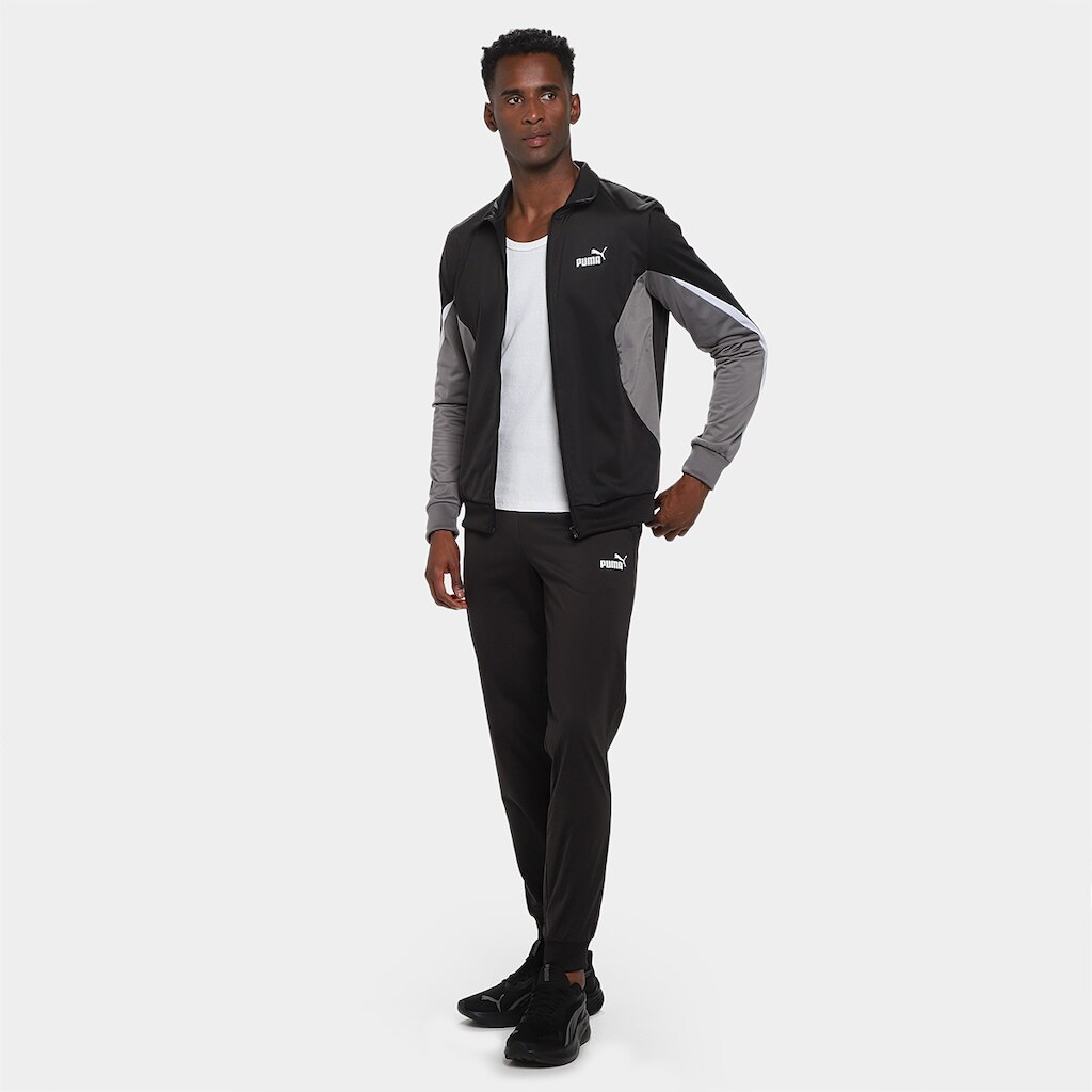 Conjunto Puma Ess Block Poly Suit Masculino