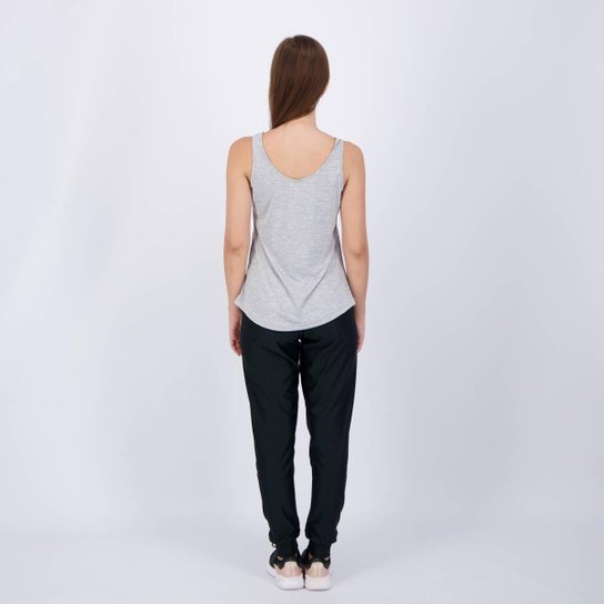 Conjunto Regata e Calça Area Preta e Mescla