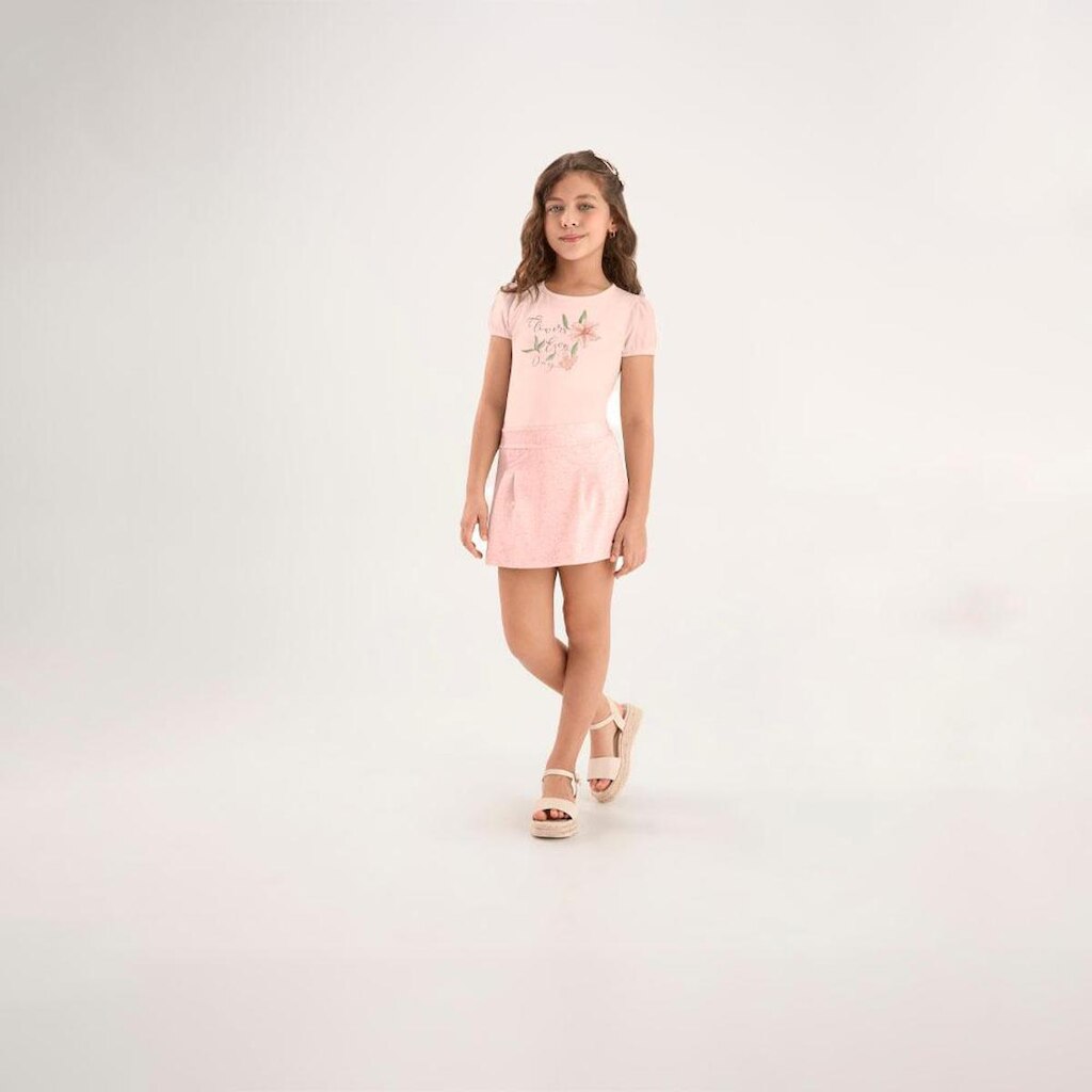 Conjunto Rosa Infantil Pulla Bulla Menina - 53825-1298