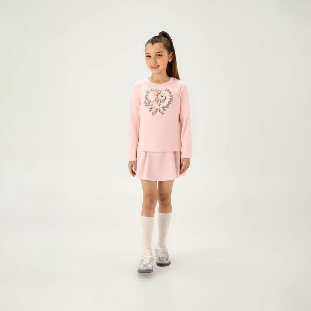 Conjunto Rosa Infantil Pulla Bulla Menina - 55331-11