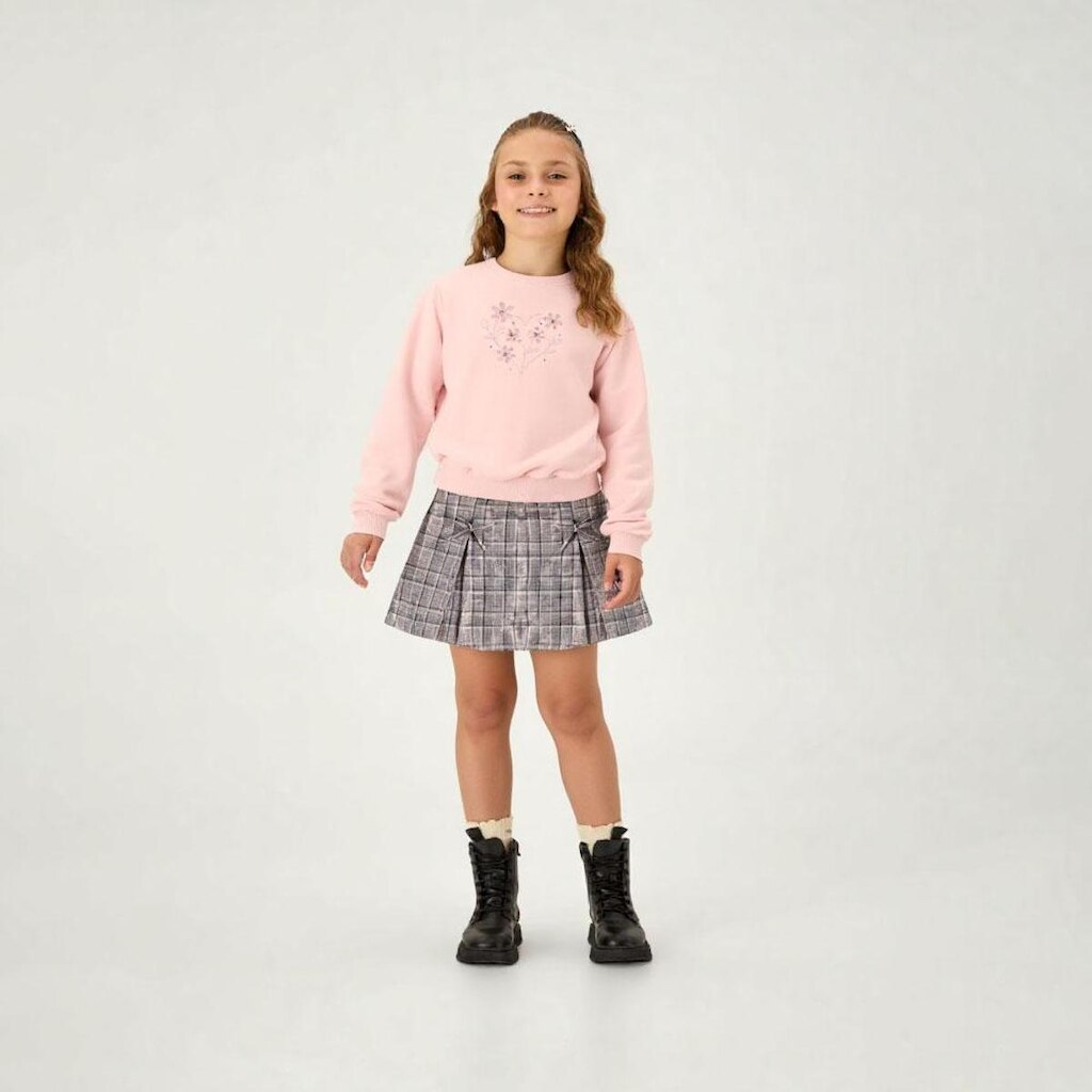 Conjunto Rosa Infantil Pulla Bulla Menina - 55333-11