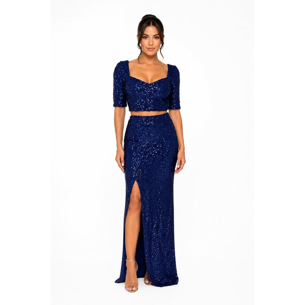 Conjunto Saia Longa D Bell Outlet Fashion Azul