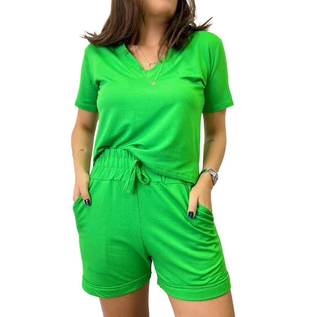 Conjunto Short em Viscolycra