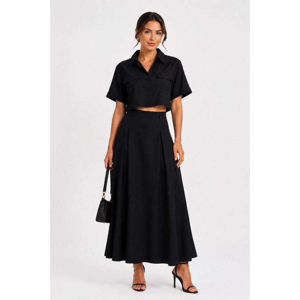 Conjunto Social D Bell Outlet Fashion Preto