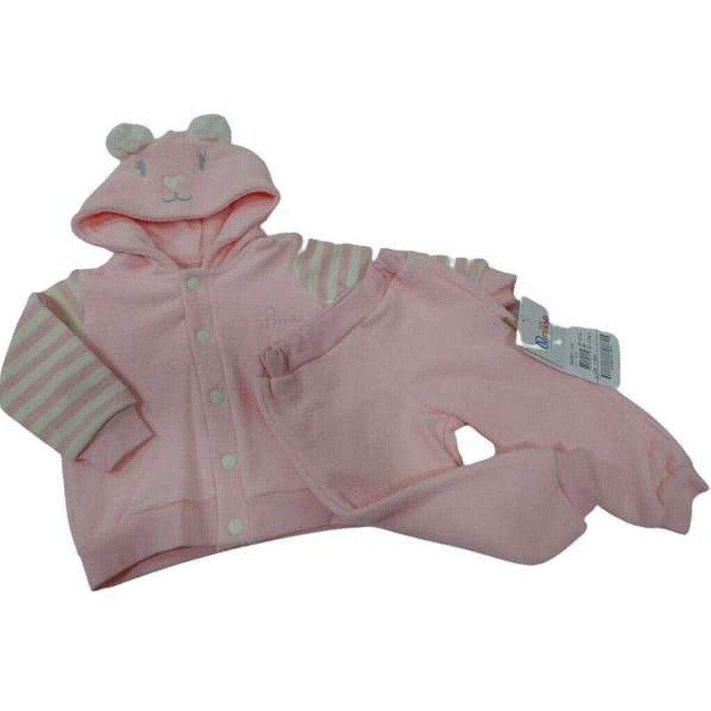 Conjunto Soft Bebê Menina Luxo Bordado Inverno Paraiso 13140
