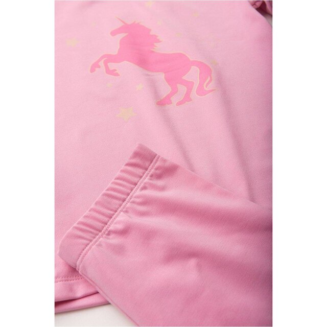 Conjunto Térmico Infantil Brilha no Escuro Feminino Rosa