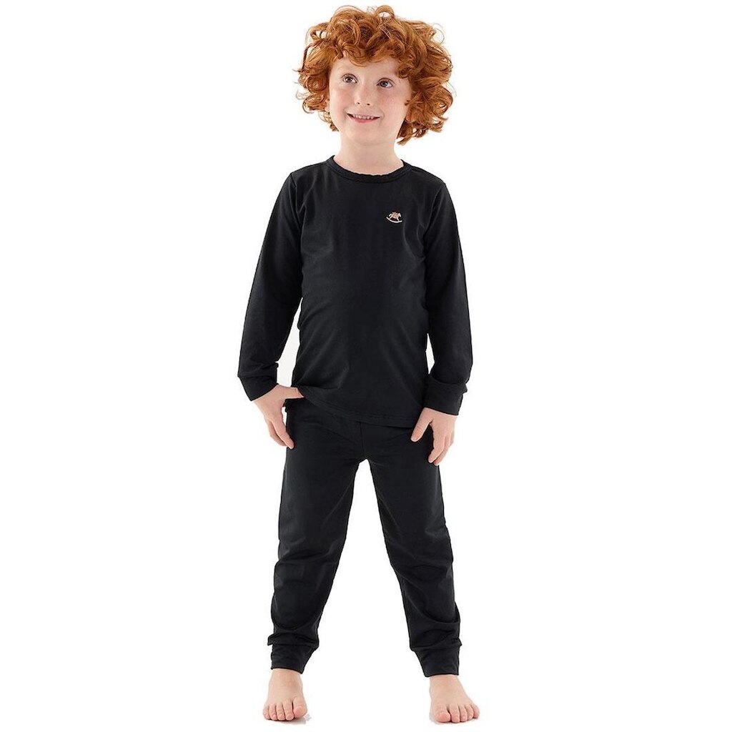 Conjunto Térmico Infantil Energy Up Thermo Dry Preto Pati Nicki Up Baby