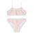 Conjunto Top e Cacinha Infantil Menina em Cotton Brandili - Vermelho