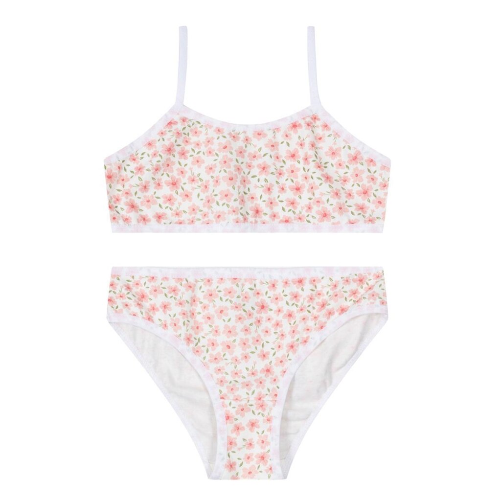 Conjunto Top e Cacinha Infantil Menina em Cotton Brandili