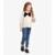 Conjunto Trick Nick Bata Com Calça Jeans Feminino - Bege