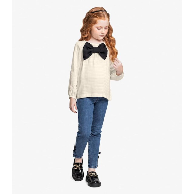 Conjunto Trick Nick Bata Com Calça Jeans Feminino