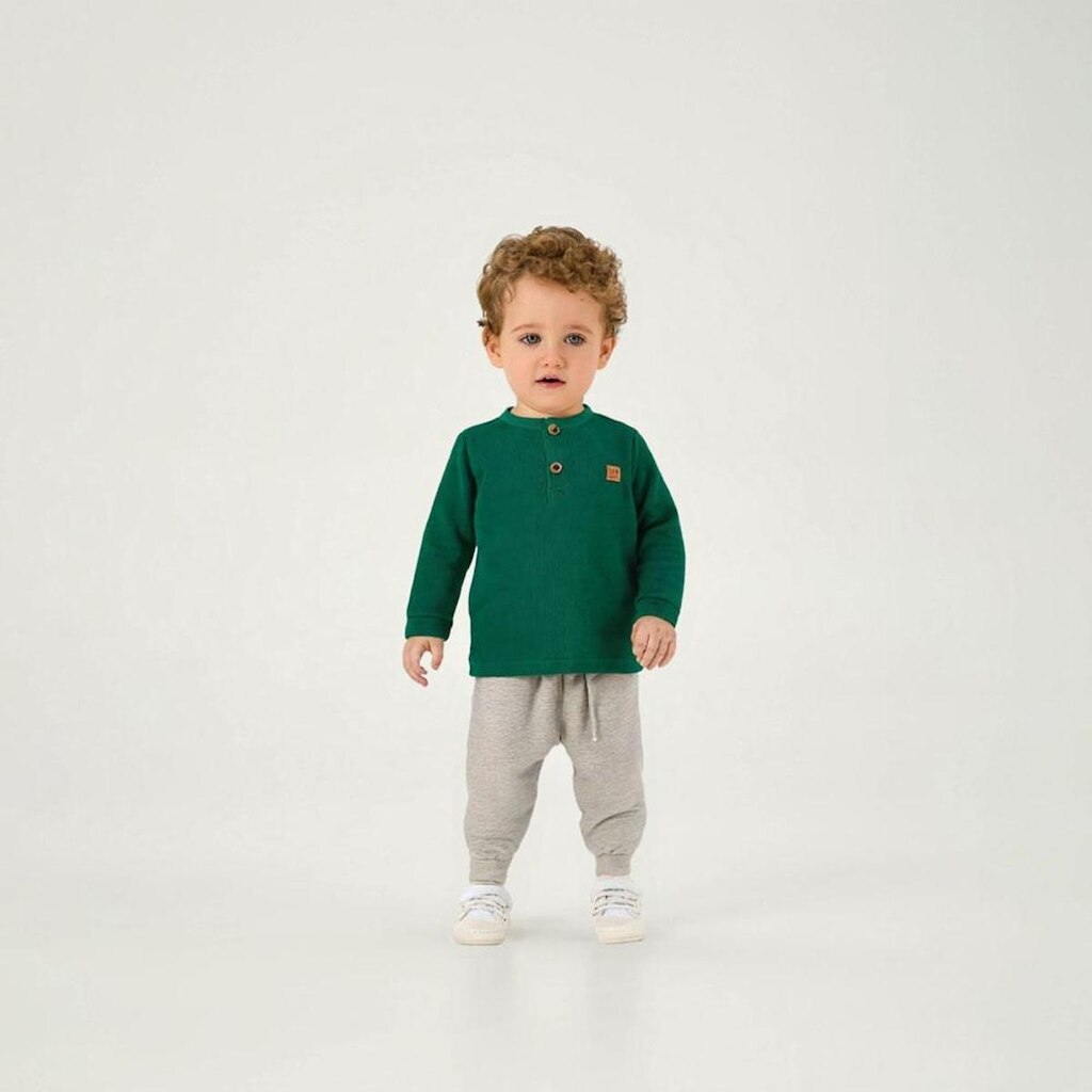 Conjunto Verde Bebe Pulla Bulla Menino - 55173-348
