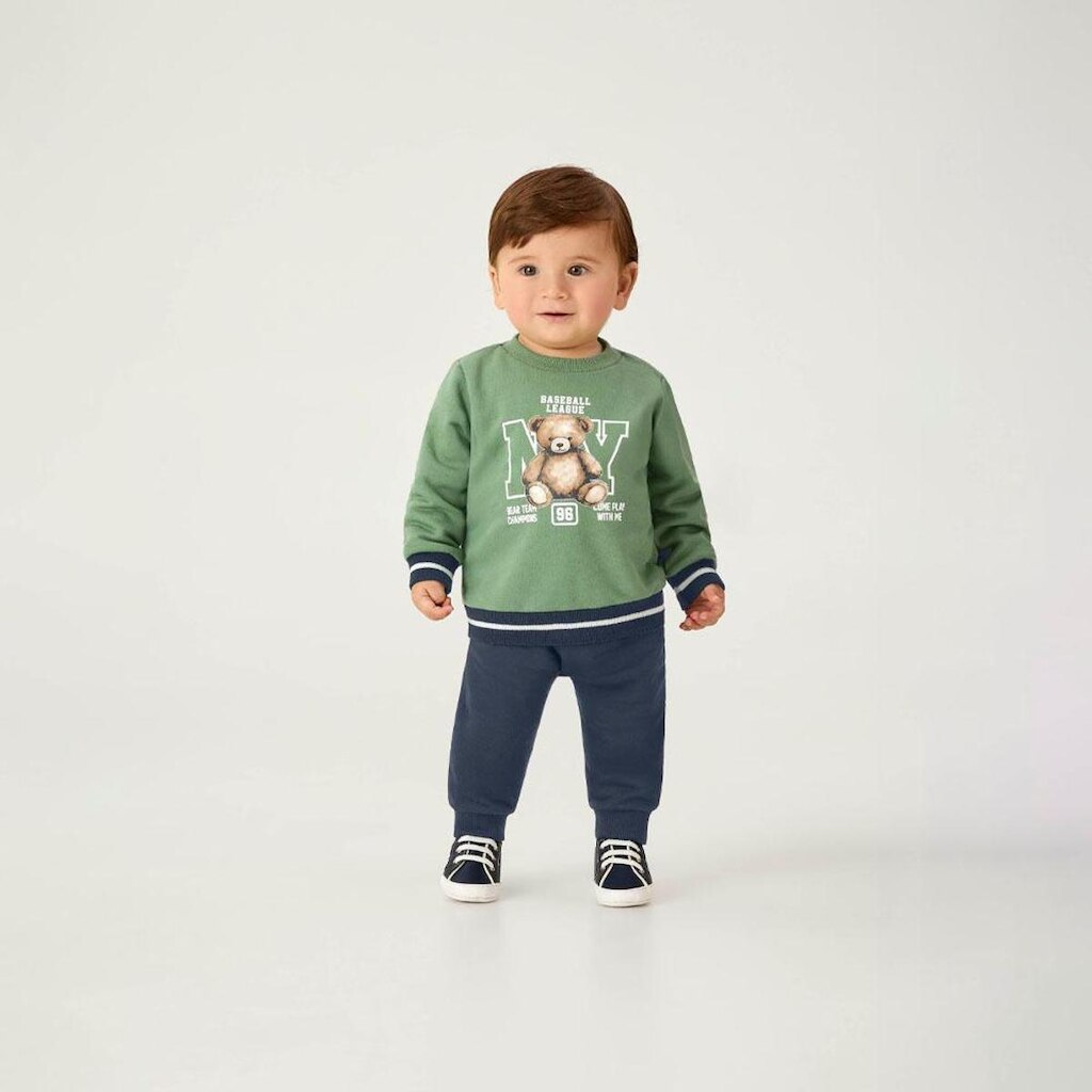 Conjunto Verde Bebe Pulla Bulla Menino - 55175-63