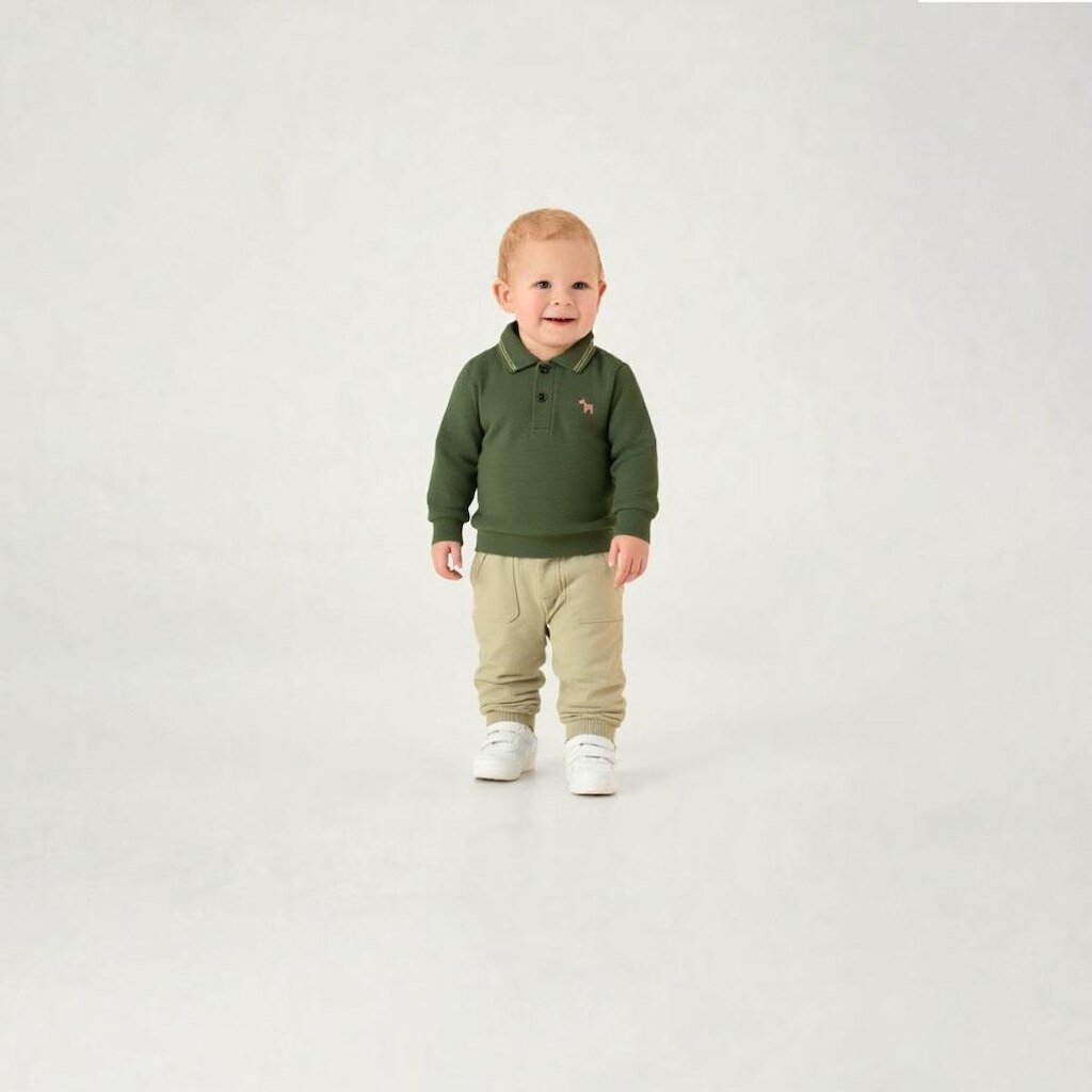 Conjunto Verde Bebe Pulla Bulla Menino - 55185-356