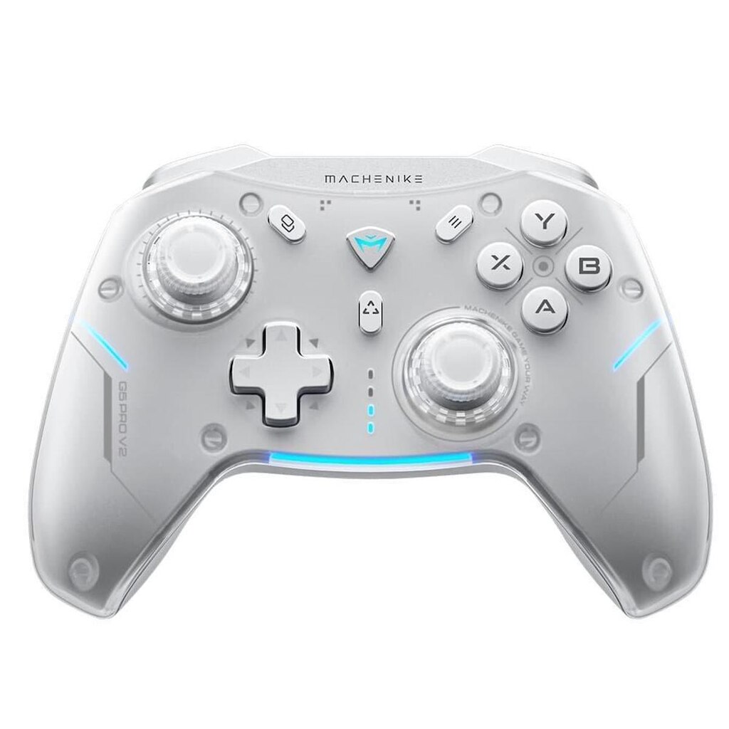 Controle Sem Fio Gamer Machenike G5 Pro, Multiplataformas, RGB, Switch Kailh, Branco - JJ02GJ006
