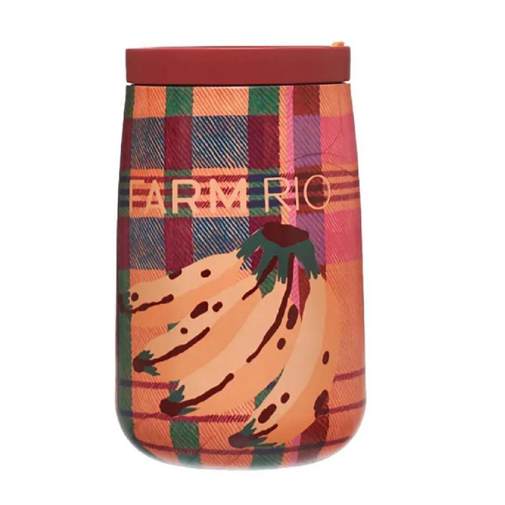 Copo Farm QUE SEDE SOFIA XADREZ 450ML